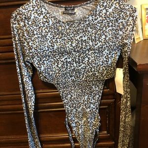 Open Back Leopard Bodysuit